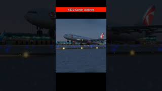 Airbus A330 Czech Airlines Takeoff  Stunning Takeoff View aviation planespotting shorts [upl. by Aniluj257]