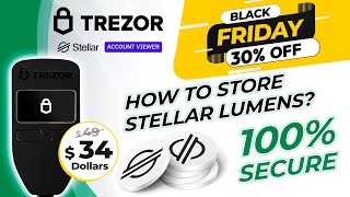 🛡️🔒 How to store Stellar Lumens XLM in Trezor wallet using Account Viewer 🚀 [upl. by Tessler]