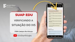 Verificando a Situação do IVS no SUAP IFMA [upl. by Macpherson]