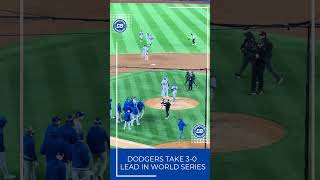 Dodgers final out win WorldSeries Game 3 Shorts Short NewYork [upl. by Ytiak]