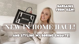 NEW IN HOME HAUL HampM Shop with me  White Company  Next  La Redoute  Styling my bathroom ideas [upl. by Neelik]