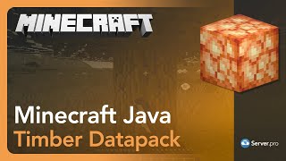 How to Get Timber  Tree Capitator with NO MODS  Minecraft Java [upl. by Memberg381]