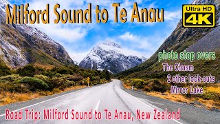 Road Trip Milford Sound to Te Anau New Zealand Winter 2024 [upl. by Boycey]