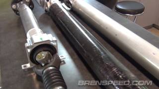 Brenspeed Review of The Driveshaft Shop Driveshafts 05Present Mustang Carbon Fiber amp Aluminum [upl. by Gatias]