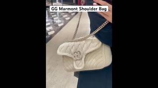 GG Marmont Shoulder Bag gucci guccibag fashion bag luxurybag handbags luxury [upl. by Kurtzman]