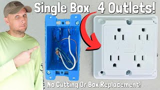 The GENIUS 4 Outlet Receptacle That Almost Nobody Knows About  How To Install [upl. by Ardnama]