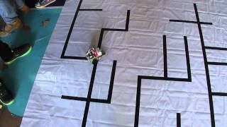 Team optimuss arduino maze solver robot [upl. by Frodin]