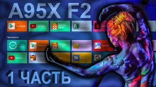 Обзор TV Box A95X F2  мощная ТВ приставка на S905X2 за 1700р [upl. by Vickey123]