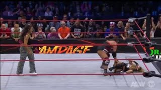 AEW Rampage 7122024  Deonna Purrazzo Sneak Attacks Thunder Rosa amp Rachel Ellering [upl. by Yolanda]