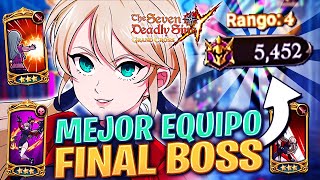 MEJOR EQUIPO en DROLE y GLOXINIA BOSS con ROXY 5500PTS  7DS GRAND CROSS [upl. by Ibot]