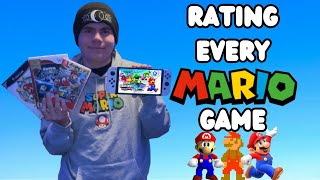 Rating EVERY Mario Game feat jeremymklinger [upl. by Eillor]