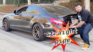 Straight Pipe CLS63 AMG [upl. by Piggy38]