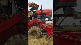 new harvaster rise catting video old modal tractor shorts viralvideo farming [upl. by Swigart]