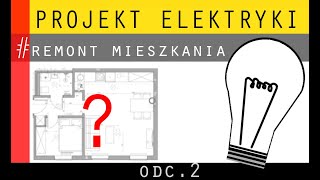 Jak zaprojektować elektrykę do mieszkania Mieszkanie do remontu remont mieszkania odc2 [upl. by Jenni220]