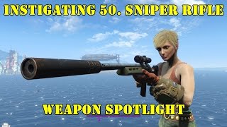 Fallout 4 Weapon Spotlights Instigating Sniper Rifle [upl. by Neelrac494]