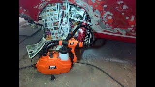 How to spray paint my Car with electric spray gun PLEASE SUBSCRIBE [upl. by Anuala]