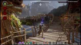 Dragon Age Inquisition Cheat How to kill the Hinderlands Dragon at a low level [upl. by Aicilehp483]