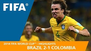 Brazil v Colombia  2014 FIFA World Cup  Match Highlights [upl. by Materi]