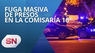 FUGA MASIVA DE LA COMISARÍA 16° HAY 13 PRÓFUGOS [upl. by Aramaj899]