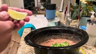 Making refried pinto beans from scratchPt 2 [upl. by Tidwell]