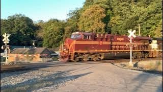 Pennsylvania heritage unit intermodal westbound [upl. by Ttevy]