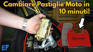 Tutorial Cambiare le Pastiglie Moto  Fai da Te [upl. by Ynittirb561]