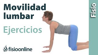 Ejercicio de movilidad y flexibilidad lumbar  Gato y mahometano [upl. by Aerdnu]