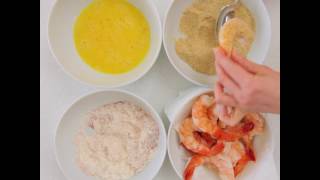 Recipe Lightly Breaded Shrimp from FreshSeafoodcom [upl. by Ruthanne]