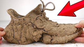 I Cleaned The Worlds MUDDIEST Yeezys  ASMR [upl. by Ellenohs]