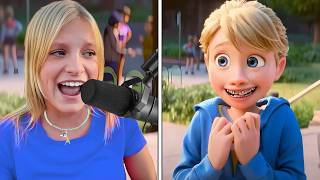 7 YouTubers Behind The Voices Ninja Kidz TV Payton Delu Inside Out 2 [upl. by Bremble]