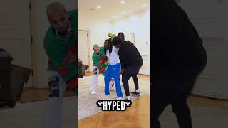 Chris Brown amp Duke helped Kai doing backflip ft Tylil😭 [upl. by Anawik648]