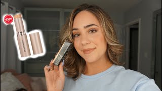 BARE MINERALS COMPLEXION RESCUE HYDRATING FOUNDATION STICK  NEW FOUNDATION FRIDAY [upl. by Wightman]