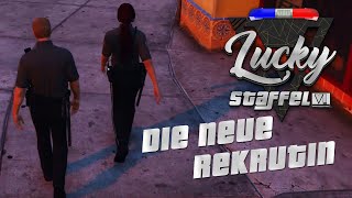 LuckyV 🚔 Schreibers neue Rekrutin GTA5 Roleplay84 [upl. by Yllen]