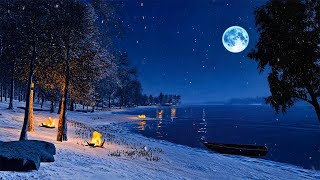 Fall Asleep In 5 Minutes • Melatonin Release Increase Deep Sleep • Relaxation With Snow Ambience [upl. by Atiuqad71]