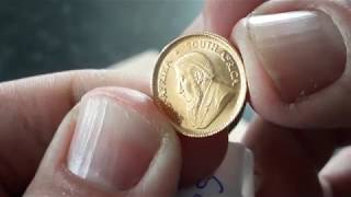 Unpacking gold 110 Ounce Krugerrand [upl. by Amaryl40]