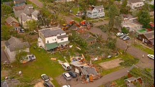 Travel along the tornado path in Rome NY [upl. by Yc]