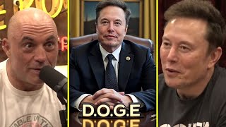 Elon Details How He Will Manage Efficiency quotHow do you have timequot  Joe Rogan amp Elon Musk [upl. by Ahsenad]