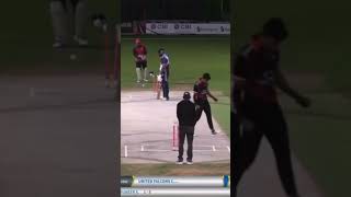 BRILLIANT LEFT ARM FAST BOWLING BY MUNEER cricket rbrcreations bowling fastbowling [upl. by Brawley339]