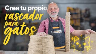 Crea tu propio rascador para gatos en menos de 10 minutos [upl. by Auqinahc998]