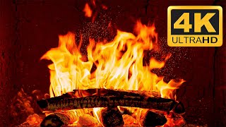 🔴 Fireplace 4K  Burning Fireplace amp The BEST Burning FIREPLACE with Crackling Fire Noise [upl. by Aisak707]