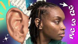 👂🏽✨🪩Ear Stretching Journey  14G to 12G Stretch [upl. by Leay]