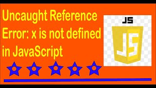 How to fix quotUncaught ReferenceError x is not definedquot in JavaScript [upl. by Greerson]