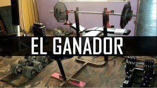 El GANADOR DEL CONCURSO Entrena Con Pesas En Casa Con Anthoni [upl. by Inej215]