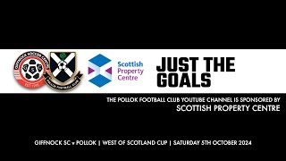 Giffnock v Pollok  5th October 2024  Just the Goal [upl. by Baily]