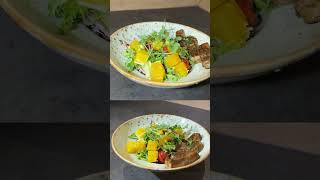 Unique Recipe of Tuna Tataki Salad with Vegetables and Fruits [upl. by Brock615]