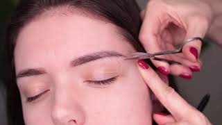 Wenkbrauwen bijwerken epileren amp knippen  Tutorial  Na semi permanente makeup wenkbrauwen [upl. by Sagerman]