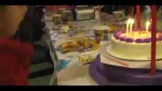 Larissa 3rd Birthday Cake [upl. by Crelin]