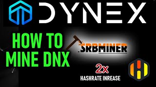 DYNEX Mining on SRB Miner  DNX in Hiveos  Complete Setup  Increase Max 2x Hashrate [upl. by Woll]