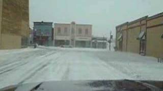 Driving through Cheboygan Michigan in February [upl. by Michelsen360]