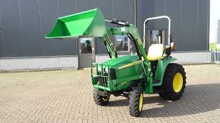 John Deere 3036E 4wd HST  01211 Draaiuren  Voorlader [upl. by Segal]